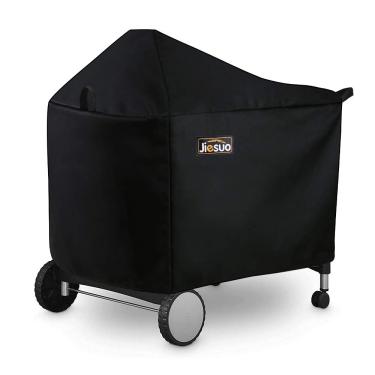Imagem de JIESUO Capa de grelha 7152 para Weber Performer Deluxe Charcoal: Capa de churrasco resistente à prova d'água de 55 cm para churrasqueiras Weber Performer a carvão