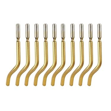 Imagem de 10 pçs faca de corte raspador de rebarbação cortador de metal faca de corte