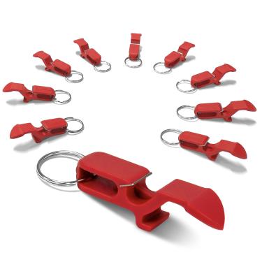 Imagem de GoPong Ultimate Beer Shotgun Tool (pacote com 10), vermelho