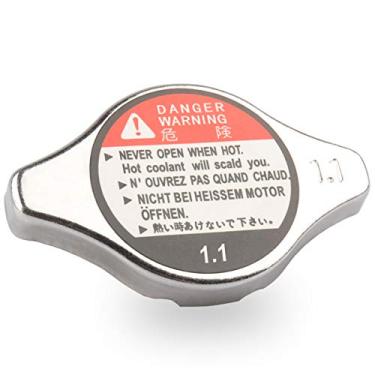 Imagem de Tampa do radiador, substitui 19045-PAA-A01, 19045PAAA01 compatível com Honda Acura - Accord, Civic, CRV, Element, Insight, Odyssey, Piloto, Prelude, Ridgeline, S2000, CL, Integra, MDX, RL, RSX, TL, TSX