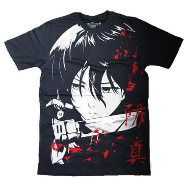 Imagem de Camisa Attack On Titan Mikasa Camiseta Animes Masculino E Infantil Blu