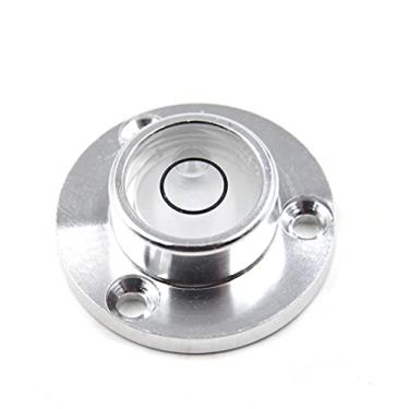 Imagem de Nível de bolha espiritual de nível circular com suporte para frascos de bolhas, Ø34 mm, caixa de alumínio, frasco de plástico