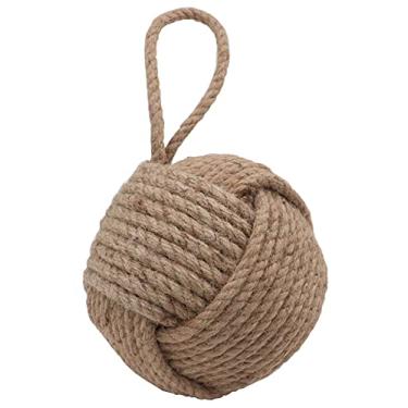 Imagem de Corda náutica para batente de porta nó de marinheiro (juta natural, 12,7 cm)