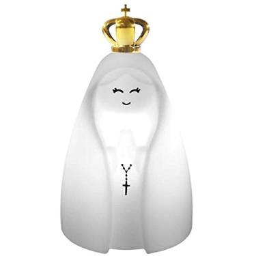 Imagem de Luminária Abajur Nossa Senhora Aparecida Decorfun Branco 10010521