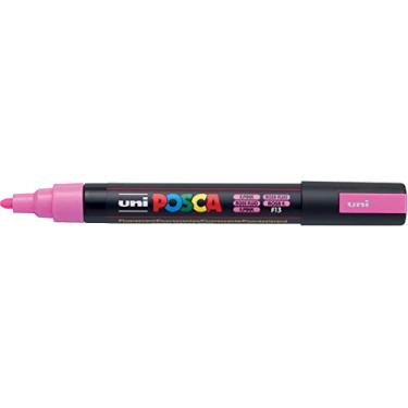 Imagem de Posca Marcador de tinta acrílica, médio, rosa fluorescente