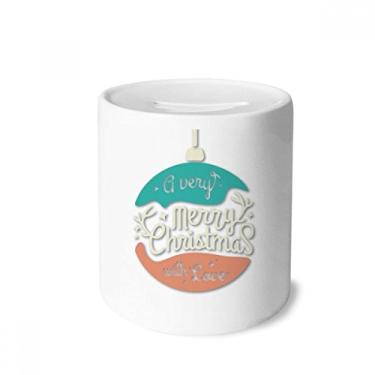 Imagem de DIYthinker Guirlanda colorida de Natal, ilustração abstrata, caixa para dinheiro, porta-moedas de cerâmica, presente de cofrinho