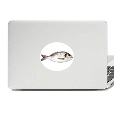 Imagem de Adesivo de notebook com emblema de vinil vermelho de peixe oceano para atividade alimentar