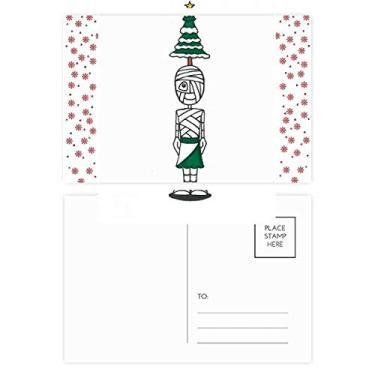 Imagem de Egito Múmia Horus Árvore de Natal 01 Cartão Postal de Natal Celebração Cartão Postal Bênção