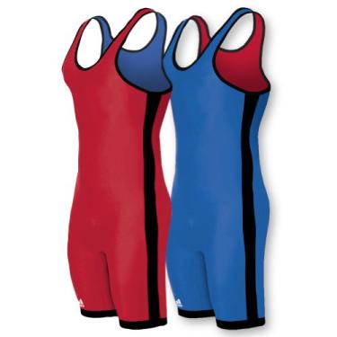 Imagem de adidas Wrestling Reversible Singlet - Red/Royal - XLarge