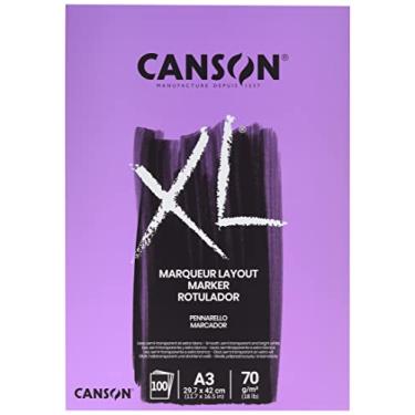 Imagem de Bloco A3 70g/m², Canson, 60297237, Marker, 100 Folhas