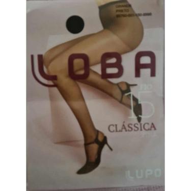 Imagem de Kit 3 Meias Calça Fio15 Lupo Loba Clássica Fina 5760 Tamanho GG Cor Preto.