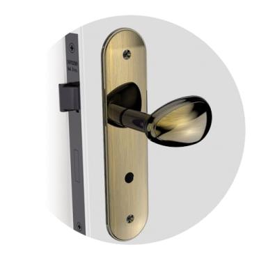 Imagem de SOPRANO I Fechadura de Banheiro Taco de Golf Ouro Velho