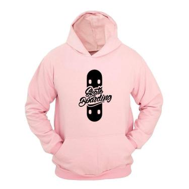 Imagem de Moletom Masculino Canguru Flanelado Skate Boarding Estampado