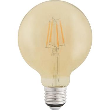 Imagem de Lâmpada Led Filamento Tramontina G125 4 W 2200 K Luz Amarela