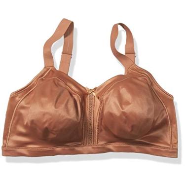 Imagem de Bali Sutiã feminino com suporte duplo sem fio e toque macio com conforto fresco DF0044, Manteiga de Canela, 36D