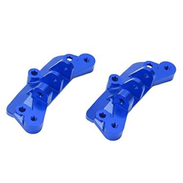 Imagem de Suporte de alumínio RC, Links de suspensão superior RC de alta dureza Metal de alta resistência reutilizável para Monster Truck 1/8(azul)