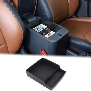 Imagem de Aunginsy Caixa de armazenamento de apoio de braço de carro compatível com Ford Maverick 2022-2024 2025 bandeja organizadora de console central de caminhão bandeja organizadora de apoio de braço caixa