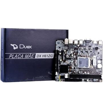 Imagem de Placa Mãe Duex DX H61ZG Box para Intel LGA 1155 Memória DDR3 Som Video e Rede