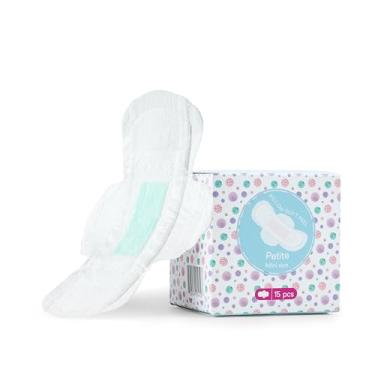 Imagem de PurComfy Almofadas de menstruação para adolescentes com asas para adolescentes, absorventes higiênicos ultra macios para adolescentes 9-10-11-12-14 design para roupas íntimas de