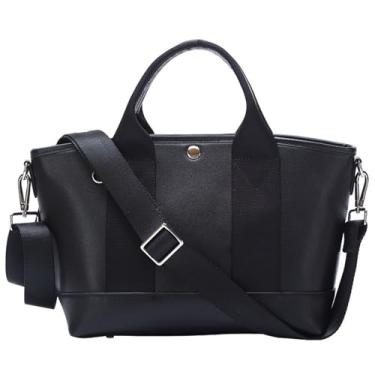 Imagem de Bolsa de couro legítimo, bolsa de ombro de grande capacidade, conjunto de bolsa de ombro e pasta de trabalho profissional, a