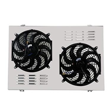 Imagem de Capa de alumínio ALLOYWORKS + ventilador de 5 x 30 cm para Chevy Blazer/GMC Jimmy/C/K/R 10 20 30 Radiadores de caminhonete, para picape GMC C25 C35 C2500 C3500 K1500 K1500 K2500 0 Radiador Chevrolet