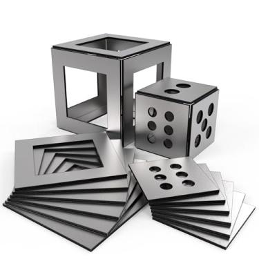 Imagem de WelderElite Cupons de aço para prática de soldagem de 12 peças, espessura de calibre 17, kit de treinamento de soldagem abrangente, aço de habilidade de soldagem de aprimoramento