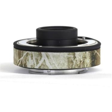 Imagem de CHASING BIRDS Capa protetora de lente impermeável camuflada para teleconversor SIGMA 1,4 X 2,0 X à prova de chuva (camuflagem de árvore amarela, 1,4X e 2,0X)