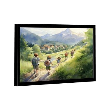 Imagem de Quadro A Caminho Da Escola--br Artes