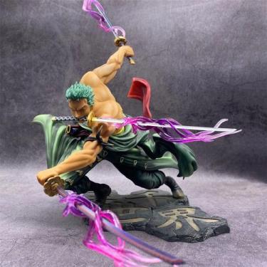 Imagem de Action Figure One Piece Roronoa Zoro Três Laminas - CHOICE