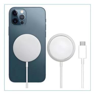 Imagem de Carregador Magsafe Charger Indução Magnético Sem Fio compativel Iphone