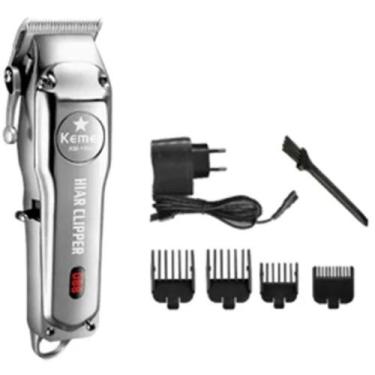 Imagem de Máquina Corta Cabelo Fino Acabamento Kemei - A.R Variedades MT