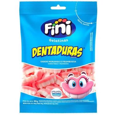 Imagem de Gelatina fini 90gr - dentadura *cp01 - Fabricante Padrão, 1 unidade, M
