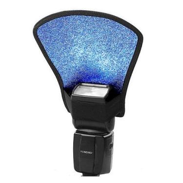 Imagem de Rebatedor Leque Fotografico para Flash dedicado - dedcases, Azul e Bra