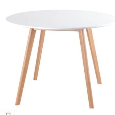 Imagem de Mesa De Jantar Redonda Leda 80cm branca - UNIVERSAL MIX