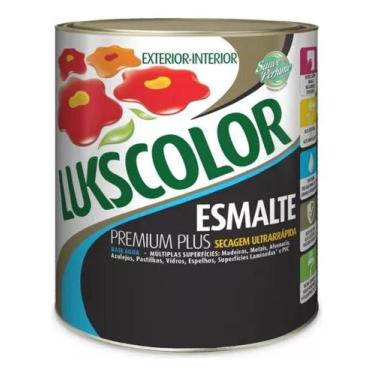 Imagem de Lukscolor esm base agua cores 900ml, BRANCO FOSCO