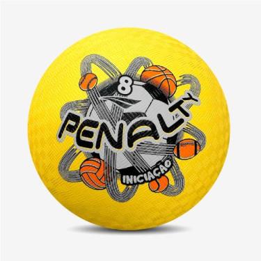 Imagem de Bola Iniciação Penalty T08 XXIV, Unico, Amarelo