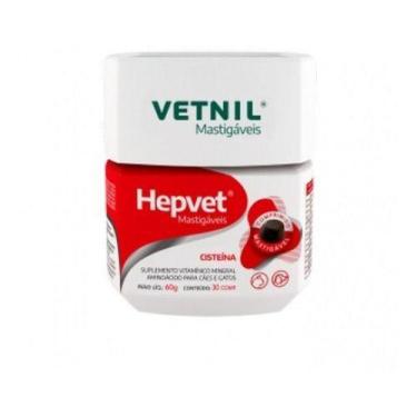 Imagem de Hepvet mastigaveis 30 comprimidos - VETNIL