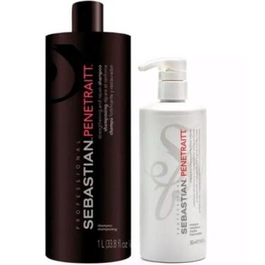 Imagem de Sebastian Professional Penetraitt Shampoo 1L + Máscara 500Ml