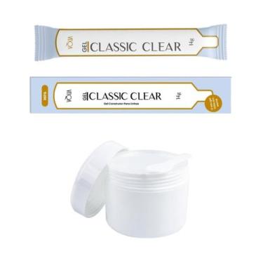 Imagem de Sachê Gel Construtor Classic Clear Vlia + Pote Reutilizável - Vòlia