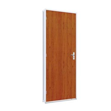 Imagem de Porta de Aço Duraplac 215x85cm Batente de Aço 12cm Riobras