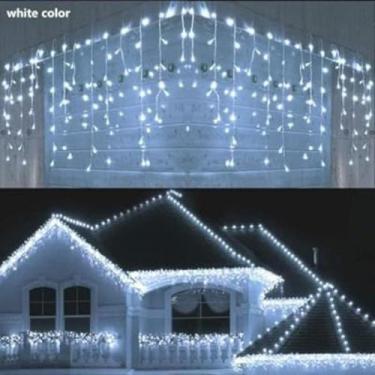 Imagem de Cascata Pisca Pisca Natalina 240 Leds 8 Funções 6M - WINCY NATAL