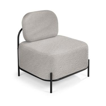 Imagem de Poltrona Jequitibá Aço Carbono Preto - Drop mobiliário