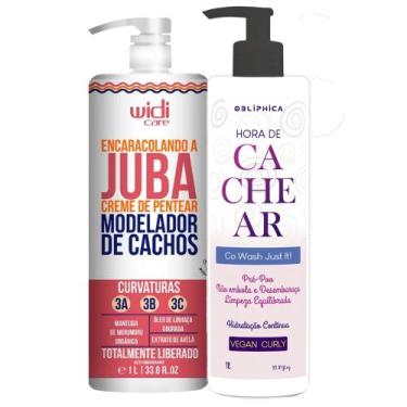 Imagem de Kit Widi Care Encaracolando a Juba 1L + Kaedo Obliphica Co Wash Hora d