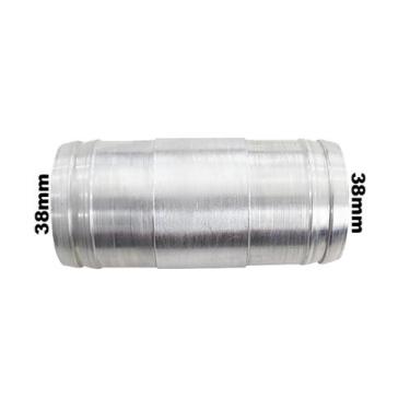 Imagem de Conexão Mangueira Radiador 38mm Alumínio Emenda Universal - PARAISO DA