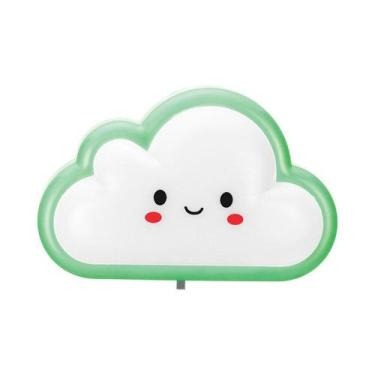 Imagem de Mini Abajur Luminaria Meia Luz  Led De Tomada Infantil Nuvem Bivolt  B