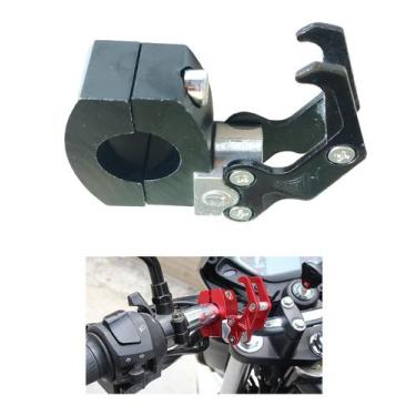 Imagem de Suporte Alumínio Gancho Guidão Sacolas De Compras Moto Bike  - RR