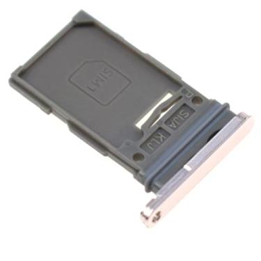 Imagem de Bandeja de cartão SIM única para Samsung Galaxy S22+ 5G S22 5G Suporte de cartão SIM para substituição de slot de cartão SIM S22 5G para SM-S906B SM-S906U Rosa dourado