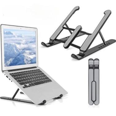 Imagem de Base Suporte Ergonômico Notebook Netbook Tablet Dobrável - bigeterdy