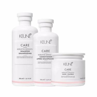 Imagem de Shampoo Condicionador e Máscara Keune Care Keratin Smooth