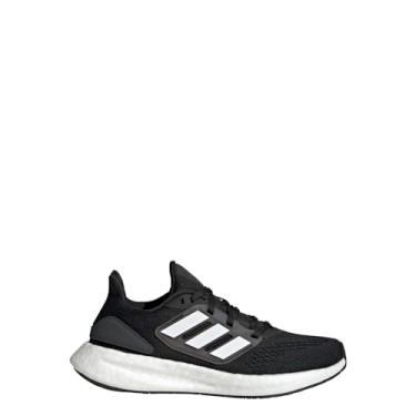 Imagem de adidas Tênis infantil unissex Pureboost 22, Preto/Branco/Carbono, 6 Big Kid